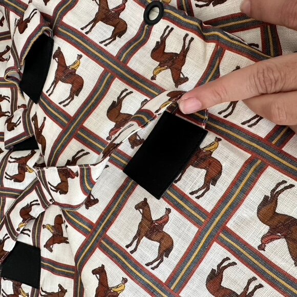 Gucci Equestrian Print Canvas Garment Weekend Travel Bag - Picture 9 of 14